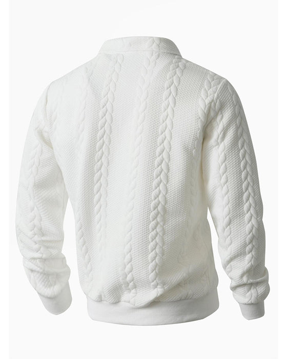 Hoodie Klapa Pół Zamek Błyskawiczny Swobodny