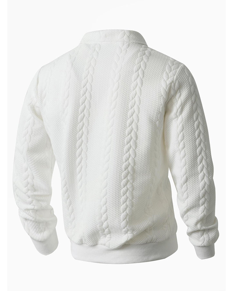 Hoodie Klapa Pół Zamek Błyskawiczny Swobodny
