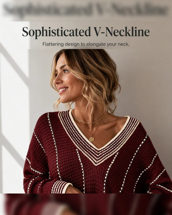 Sweter Sweter Casual Luźny Krój Pasek