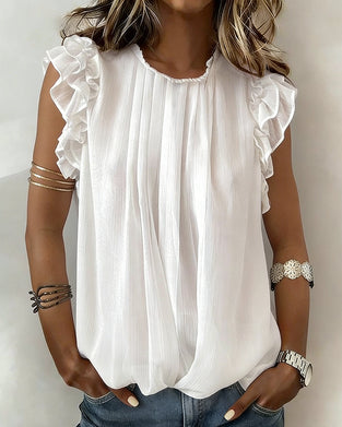 Top Liść Lotosu Bez Rękawów Temperament