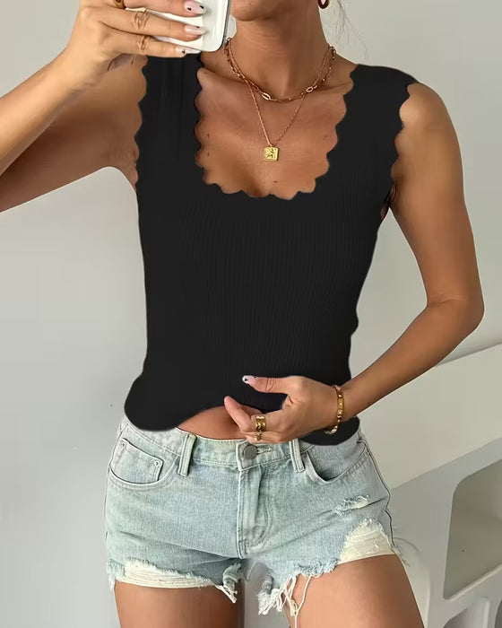 Tank Top Kołnierzyk U