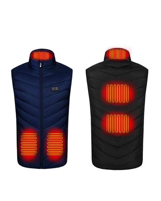 Kamizelka termostatyczna z ogrzewaniem elektrycznym ze stójką