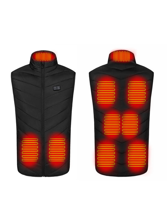 Kamizelka termostatyczna z ogrzewaniem elektrycznym ze stójką