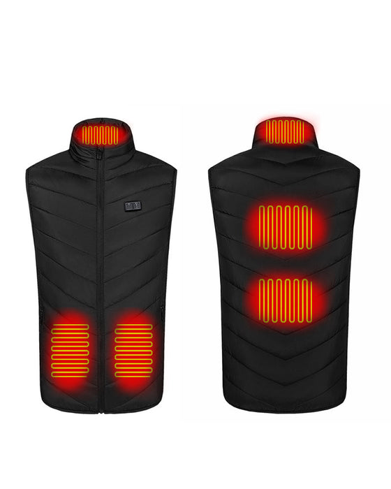 Kamizelka termostatyczna z ogrzewaniem elektrycznym ze stójką